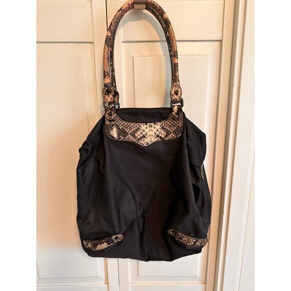 Rebecca Minkoff Nylon Snakeskin Bag - Picture 2 of 10